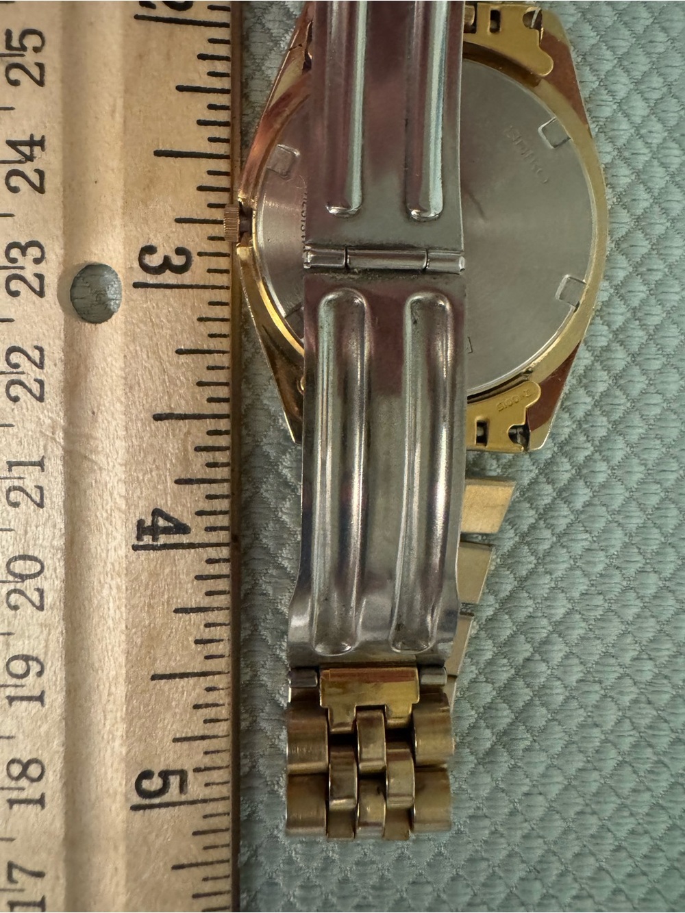 Seiko Gold-Tone Men's Day-Date Presidential Watch - Picture 8 of 14